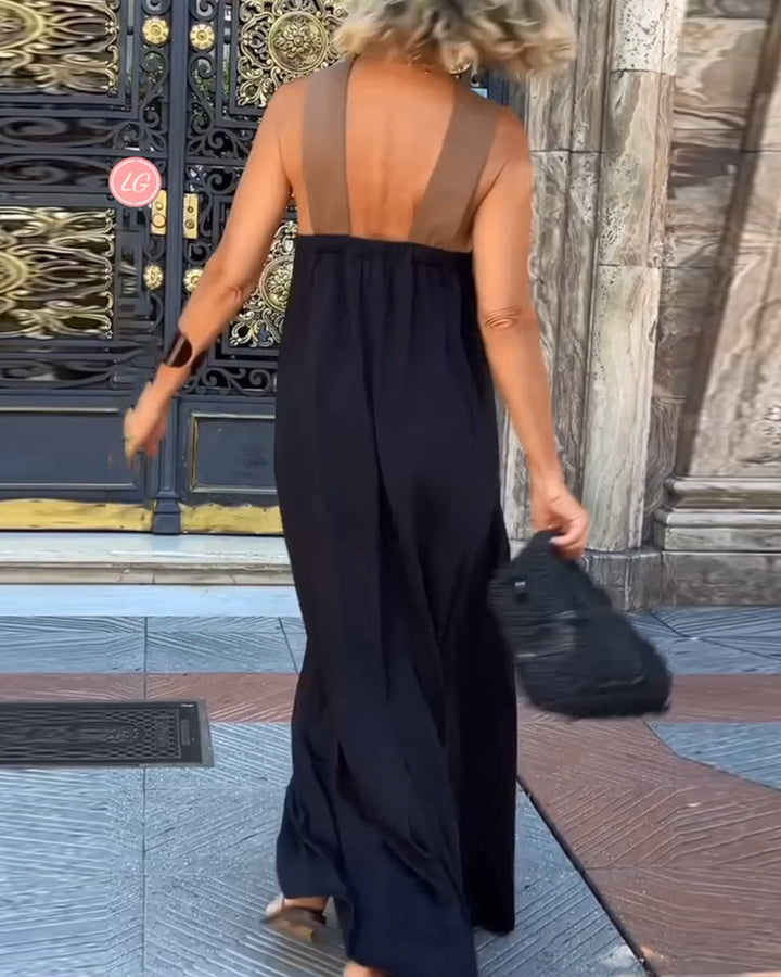 Nicole - Stilvolles Crossover-Ausschnitt-Kleid