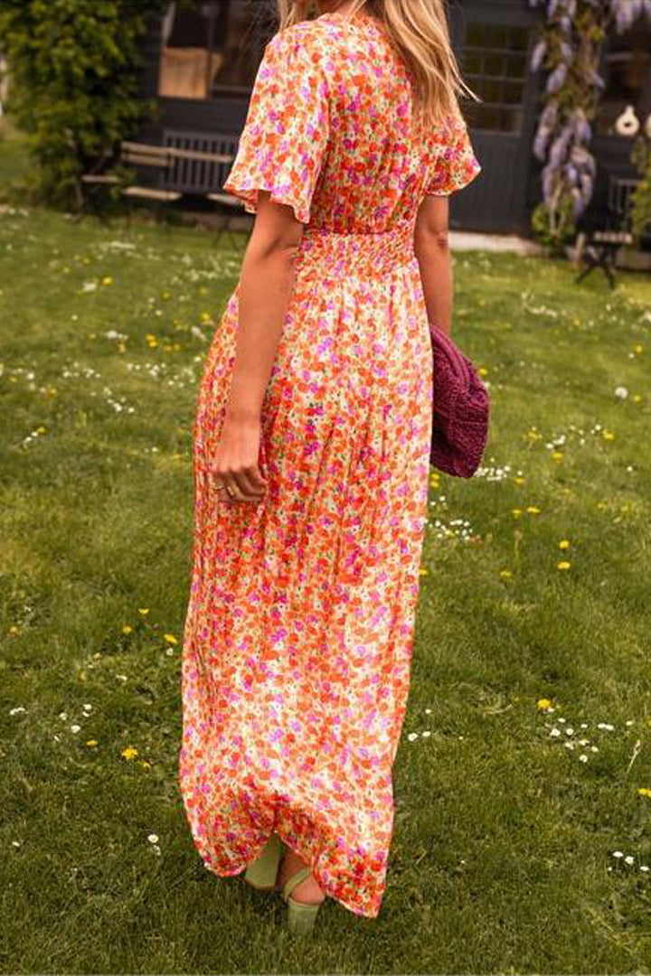 LUISE I FLORAL MAXIKLEID