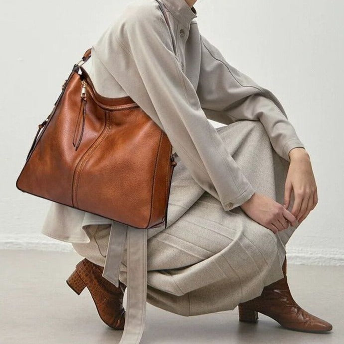 Brooklyn Tote Eleganz | Schultertasche mit großem Fassungsvermögen