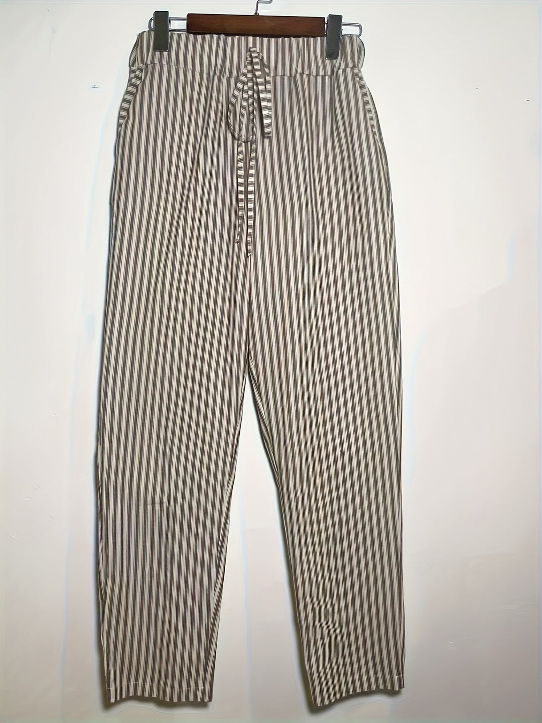 MARLENE    | Gestreifte Leinenhose