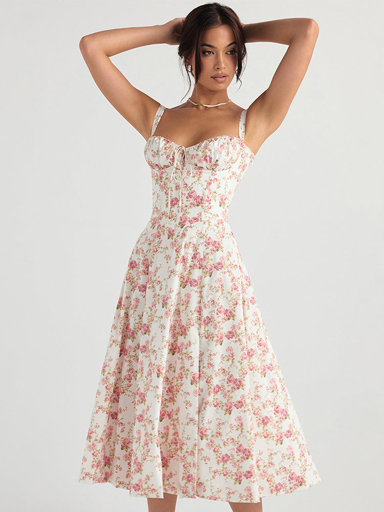 Lorivelle – Midi-Kleid mit eleganter Silhouette und zeitlosem Stil