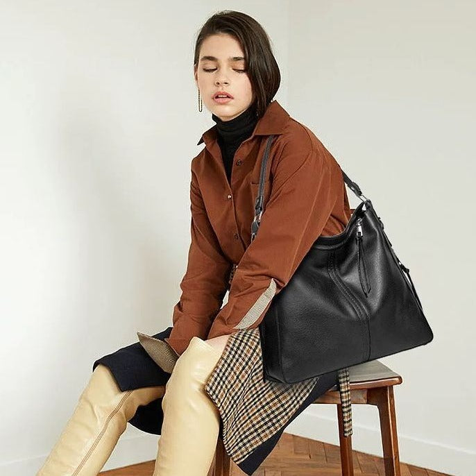 Brooklyn Tote Eleganz | Schultertasche mit großem Fassungsvermögen