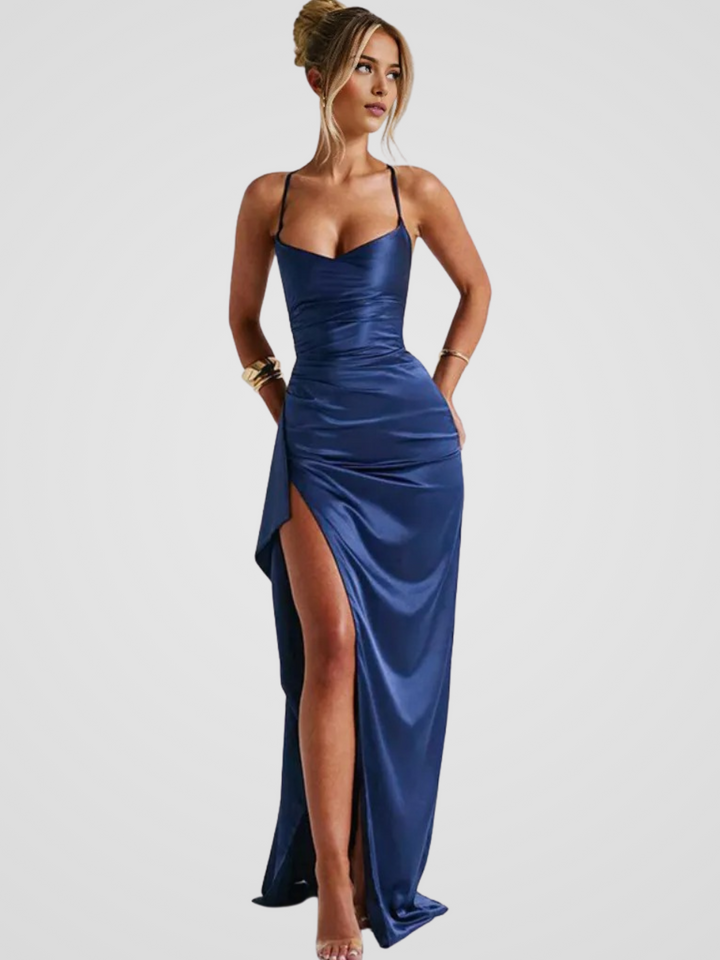 NOELIA SATIN KLEID