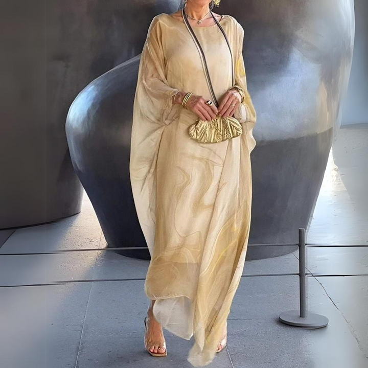 Laura  - Charmantes Seidenchiffonkleid