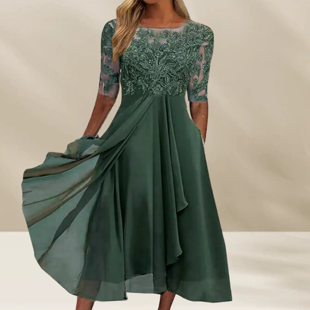 Sybille | Elegantes Spitzenkleid
