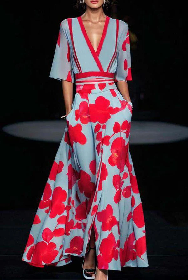 Amara | Zeitlose Blumen-Kleid
