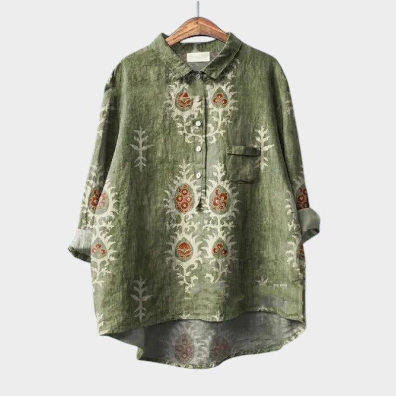 Louna | Elegante Bluse mit Blumenmuster