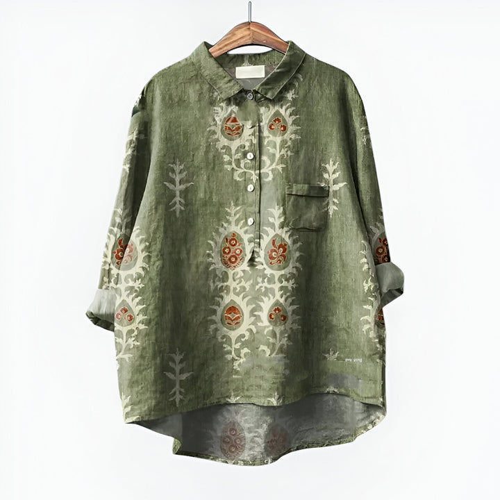Maud| Bluse mit elegantem Blumenmuster