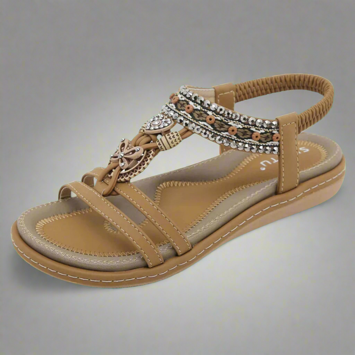 Felicitas | Handgefertigte Bohemian-Sandalen aus hochwertigem Material