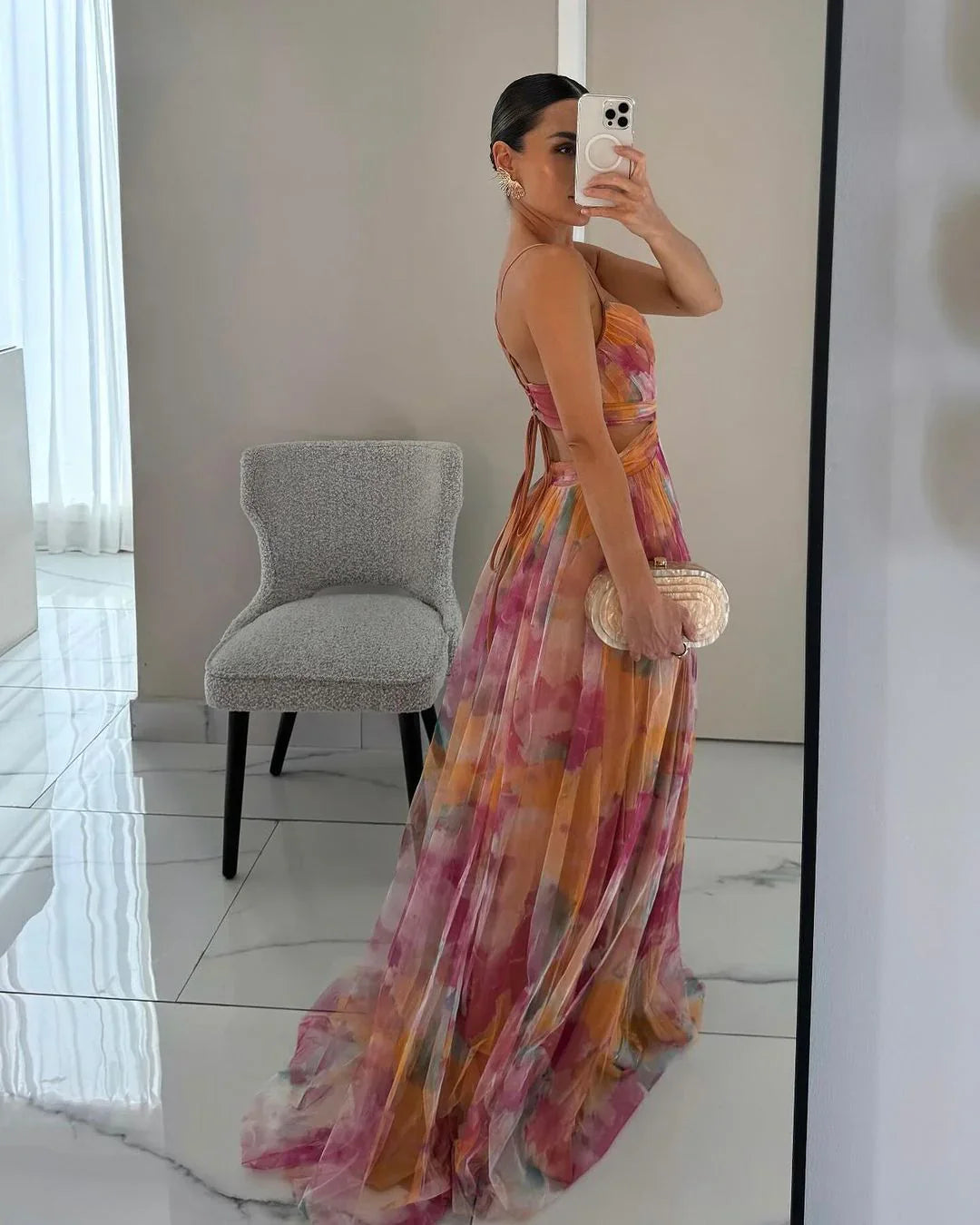 Maxi-Kleid Rosea Romantic Flow