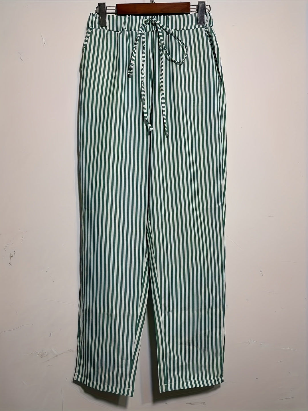 MARLENE    | Gestreifte Leinenhose