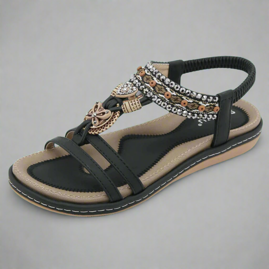 Felicitas | Handgefertigte Bohemian-Sandalen aus hochwertigem Material