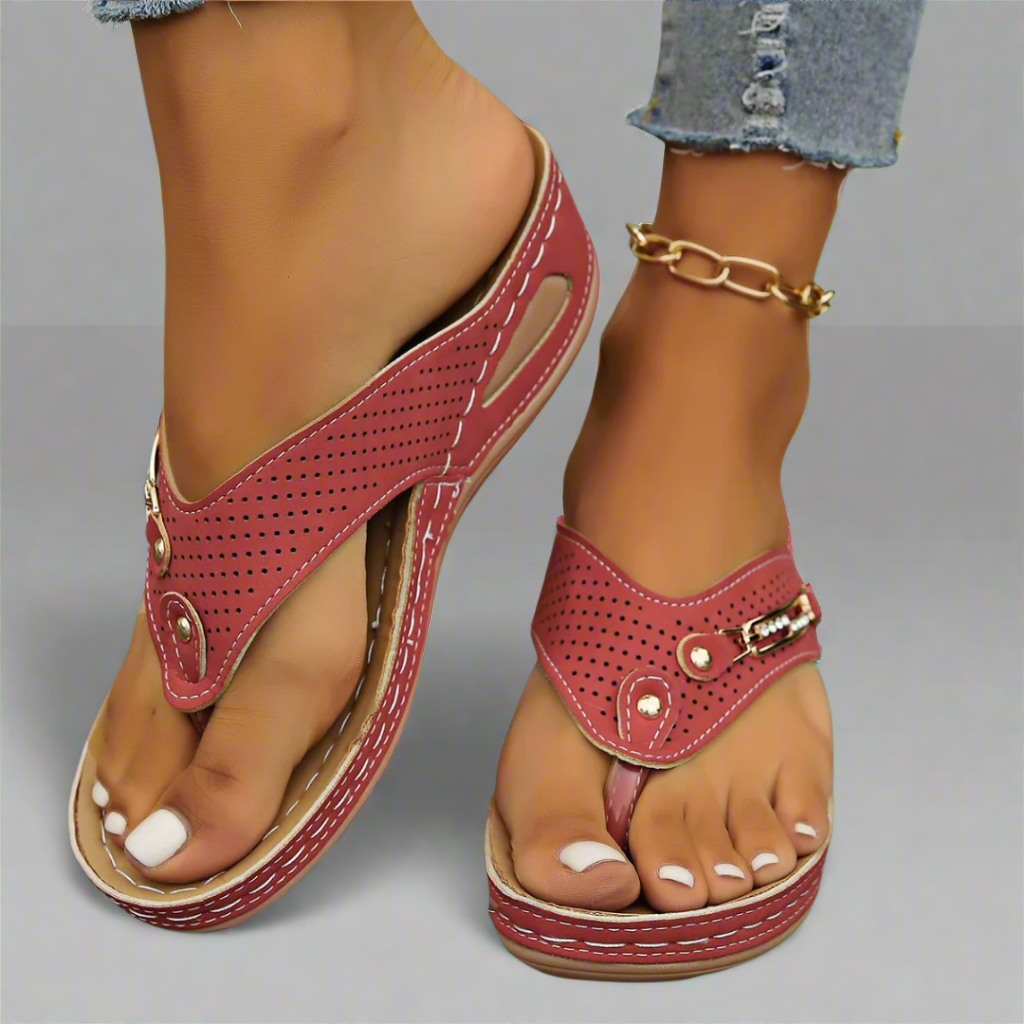 Mira | Retro-Sandalen für Damen mit Fußgewölbeunterstützung – bequem und stylisch