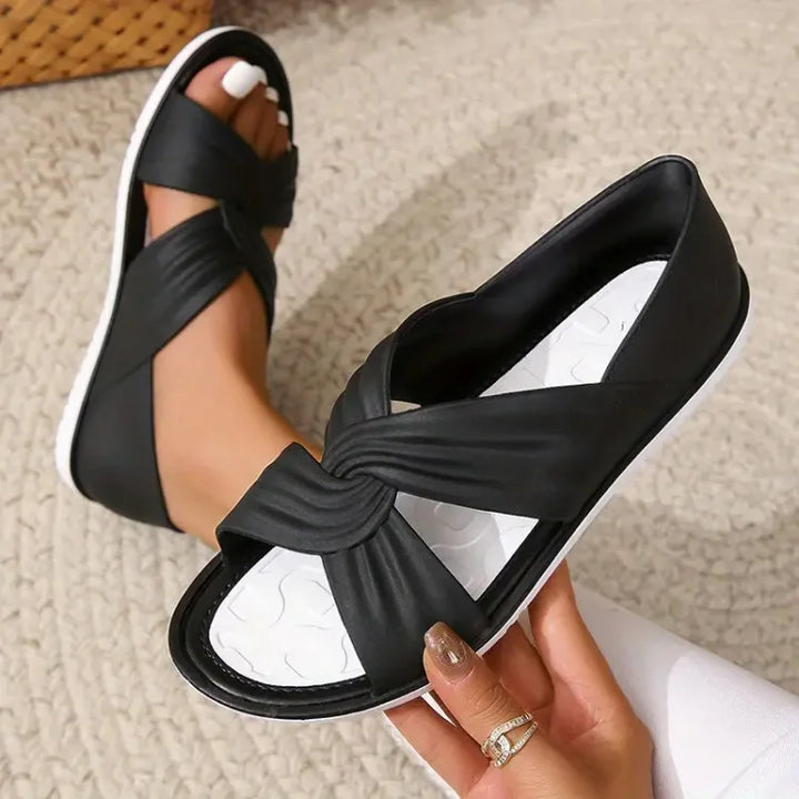 Beatrice | Orthopädische Sandalen mit stylischer Schleife