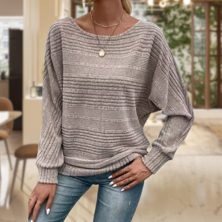 Anna  - Strukturierter Pullover für Damen