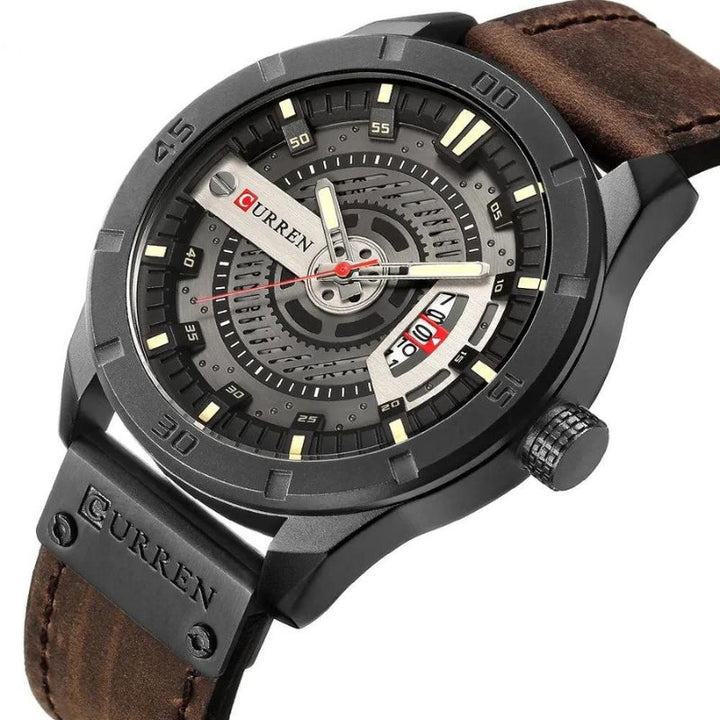 van Baerle- Sport Militär Herrenarmbanduhr mit Quarz