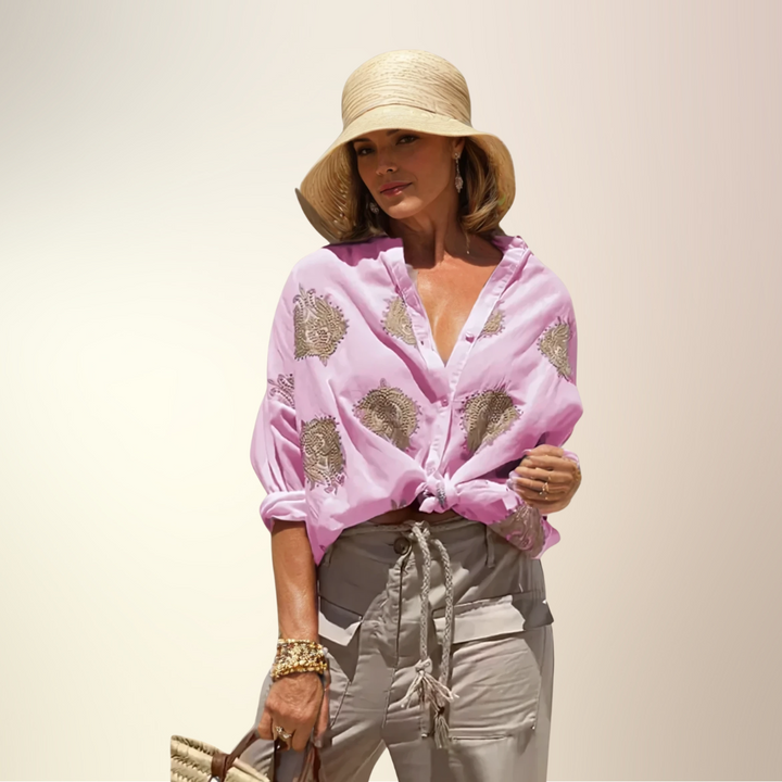 Simone | Schicke Bluse im Ibiza-Stil