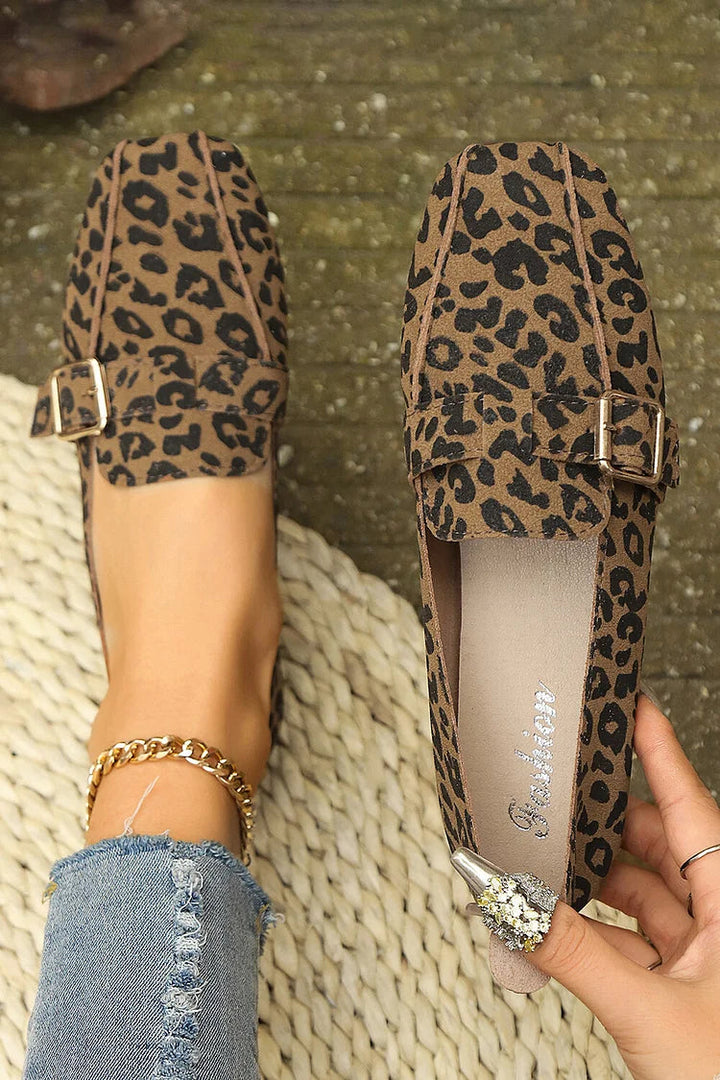 Zanika - Tägliche Loafers mit dekorativem Schnalle und Riemen