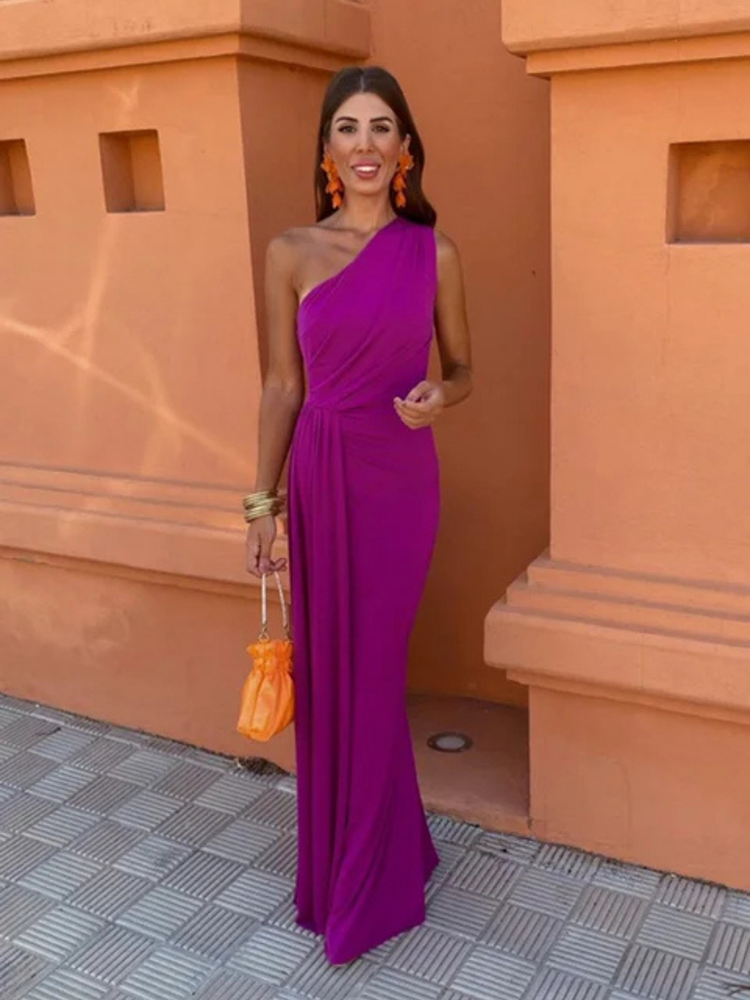 Lia™ | Asymmetrisches Langkleid