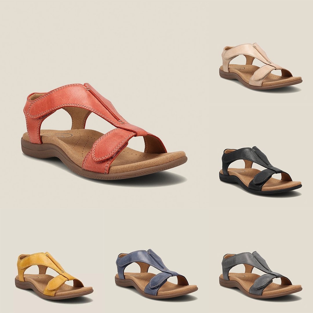 Eva  - Legere Leder-Orthopädische Sandalen