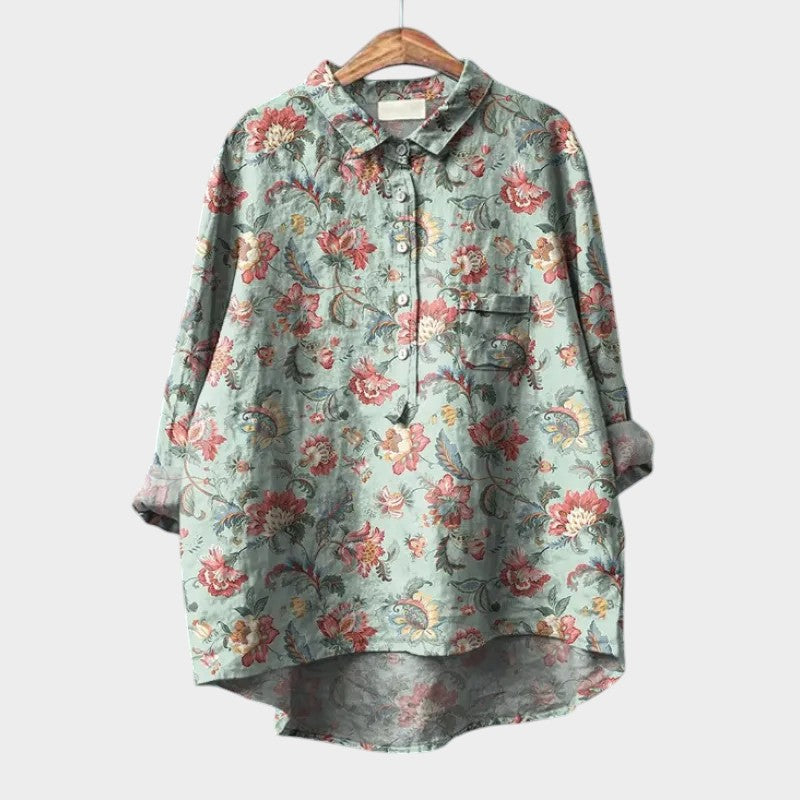 Louna | Elegante Bluse mit Blumenmuster