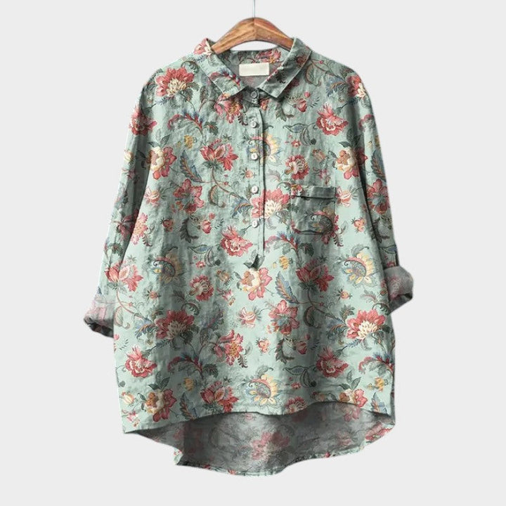 Louna | Elegante Bluse mit Blumenmuster