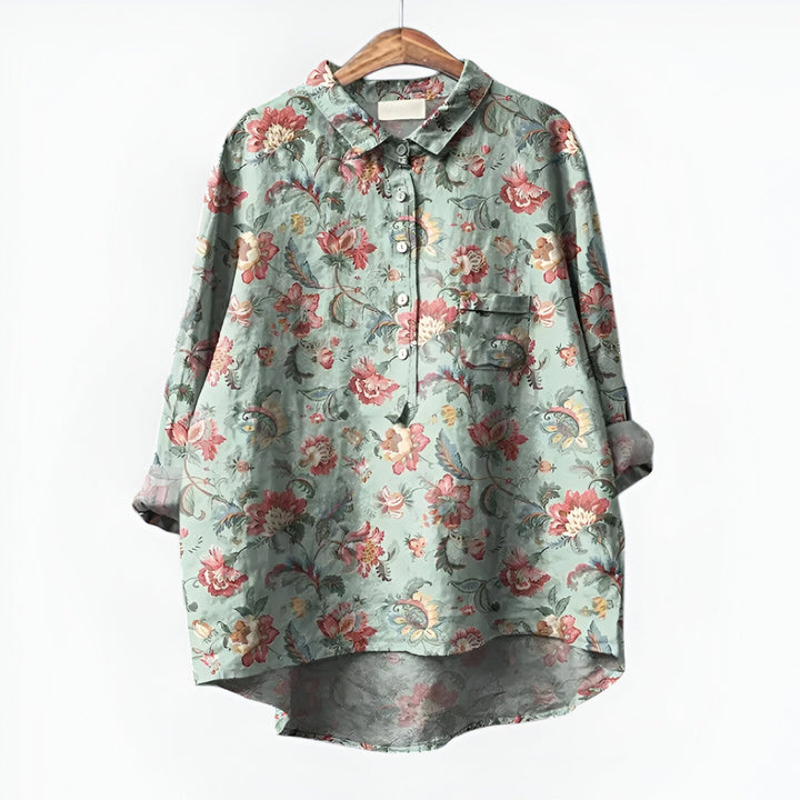 Maud| Bluse mit elegantem Blumenmuster