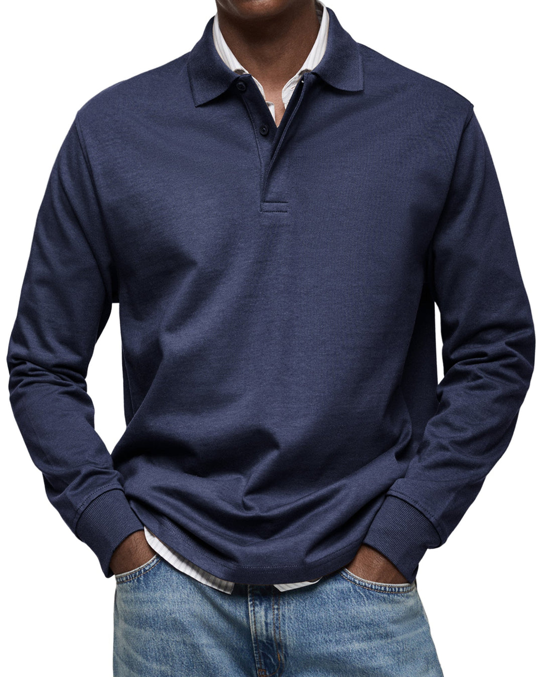 Jaro | Casual Langarm Polo-Shirt