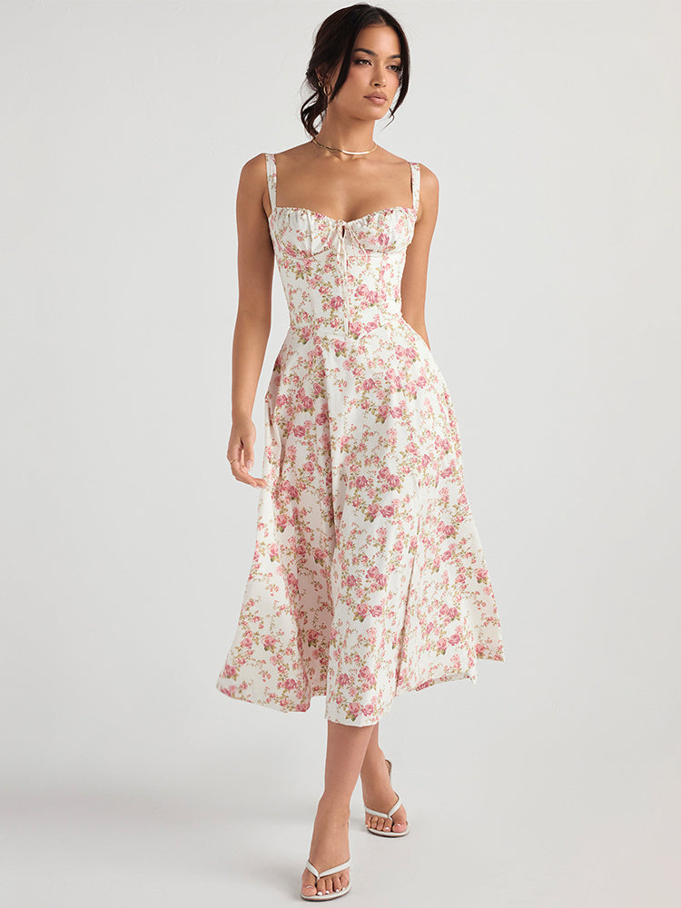 Lorivelle – Midi-Kleid mit eleganter Silhouette und zeitlosem Stil