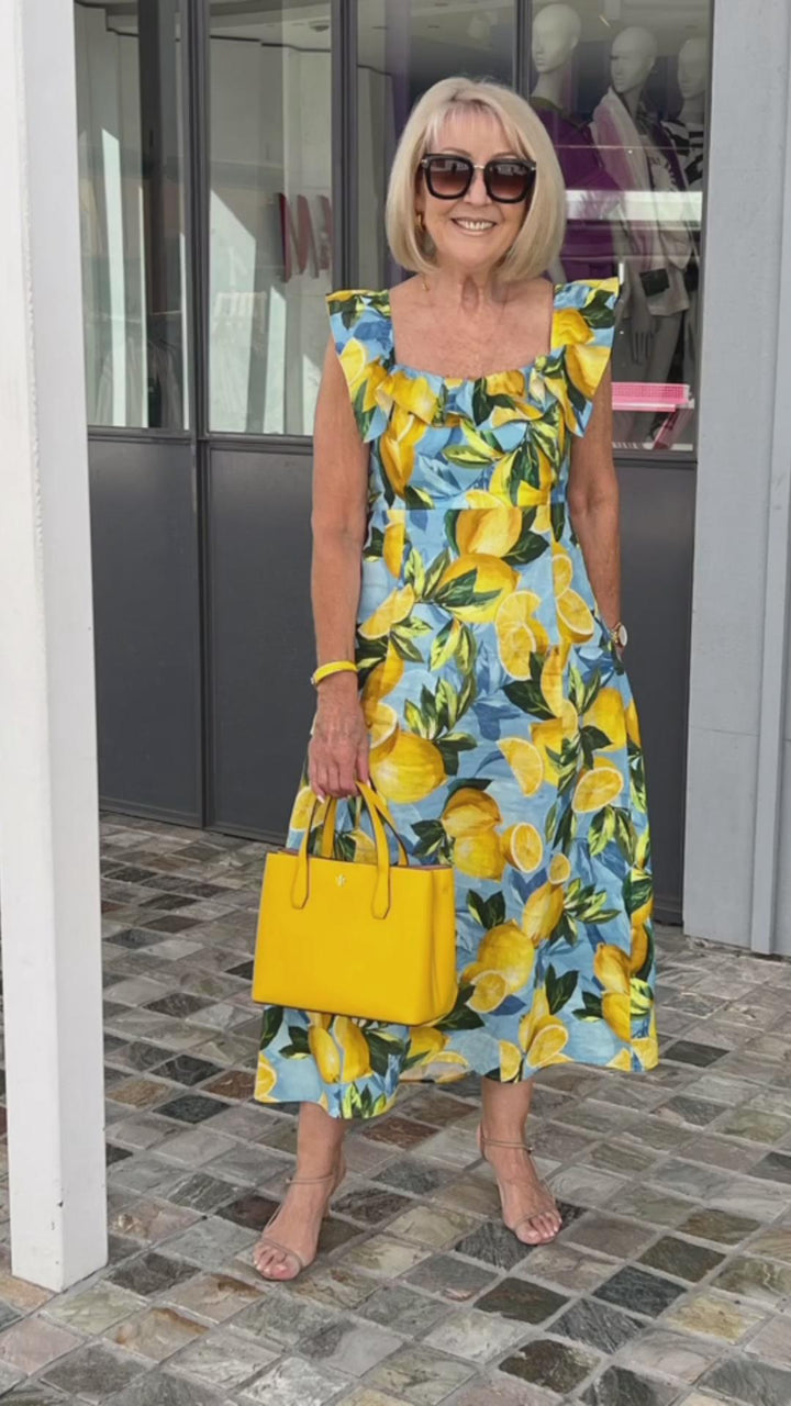 Fischer & Wagner | Limone – Sommerkleid mit Zitronenprint