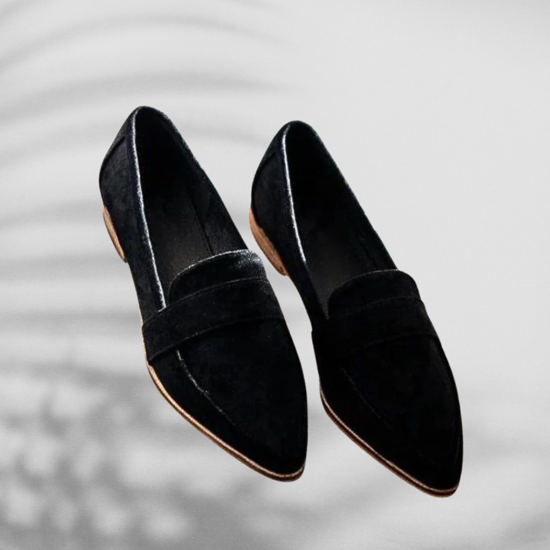 MALINA | Wildleder-Loafer mit spitzer Form