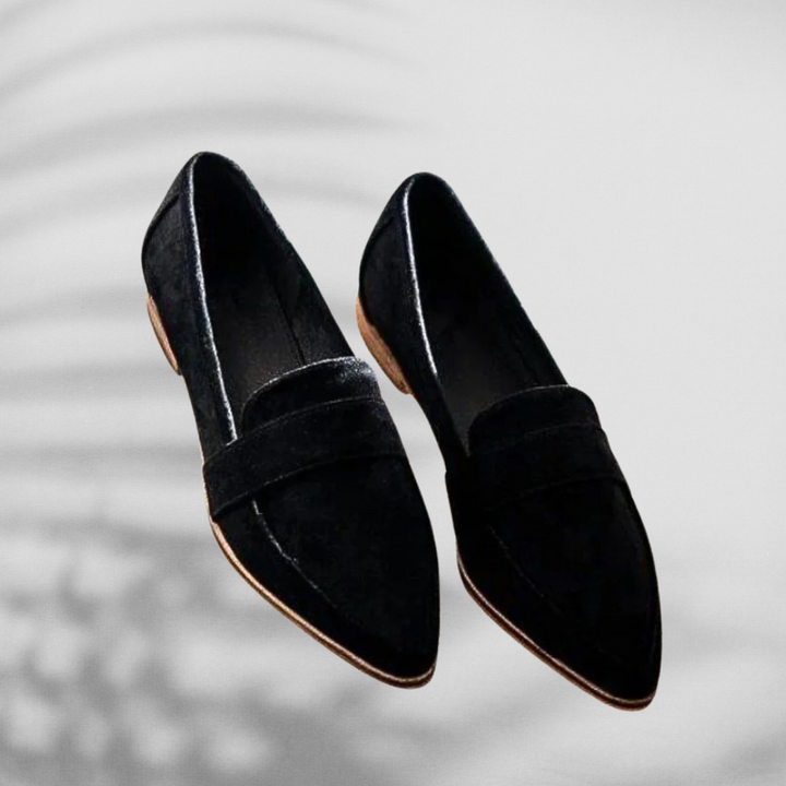 MALINA | Wildleder-Loafer mit spitzer Form