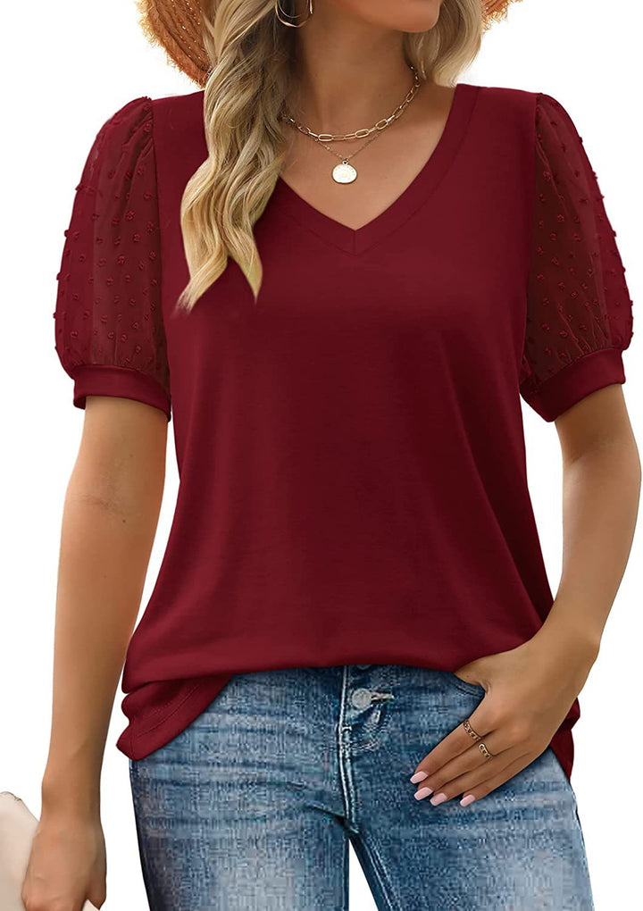 Rhianna | Elegantes Puffärmel-Top