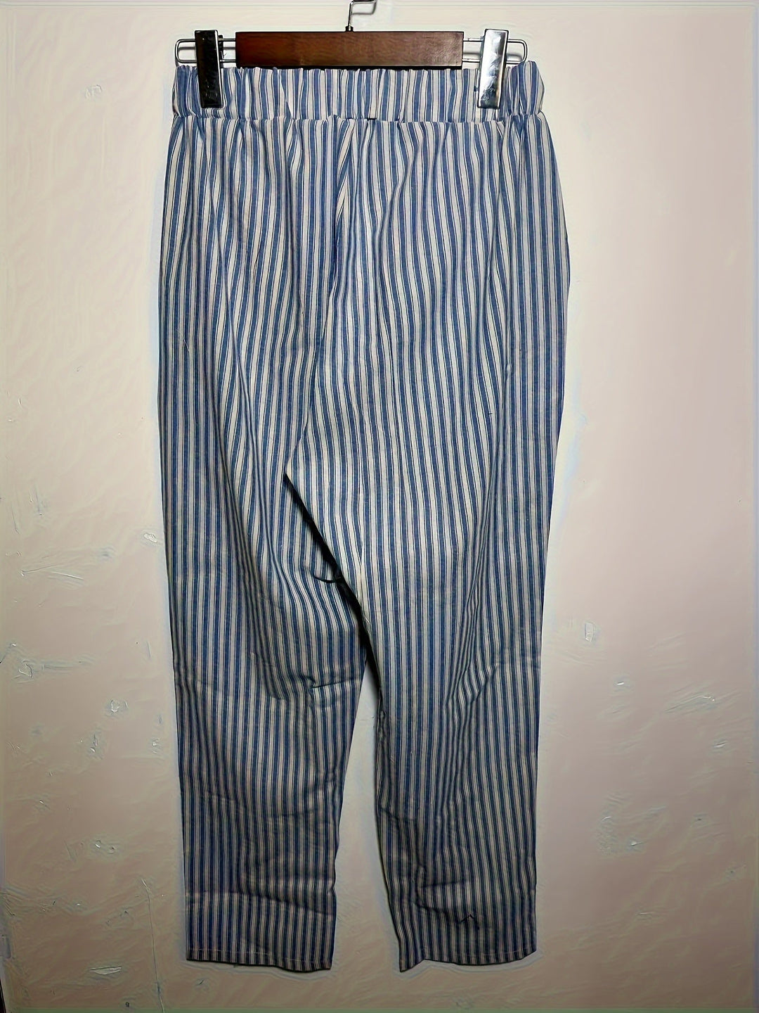 MARLENE    | Gestreifte Leinenhose