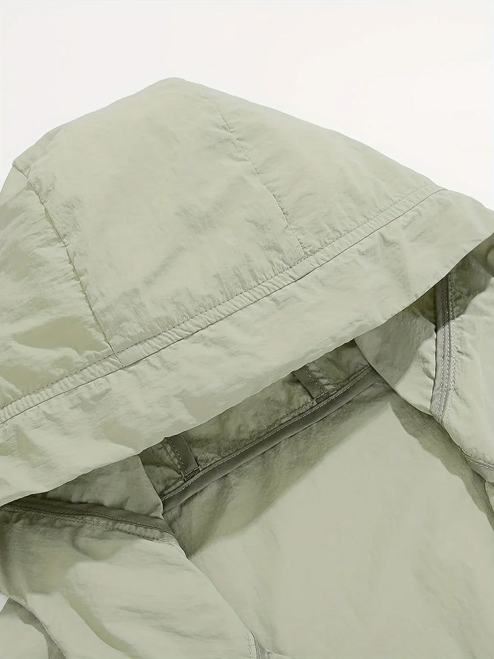 Lucan | Wasserdichter Outdoor-Windbreaker mit verstellbarer Kapuze