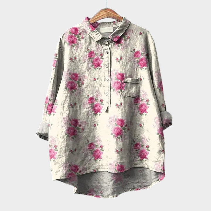 Louna | Elegante Bluse mit Blumenmuster