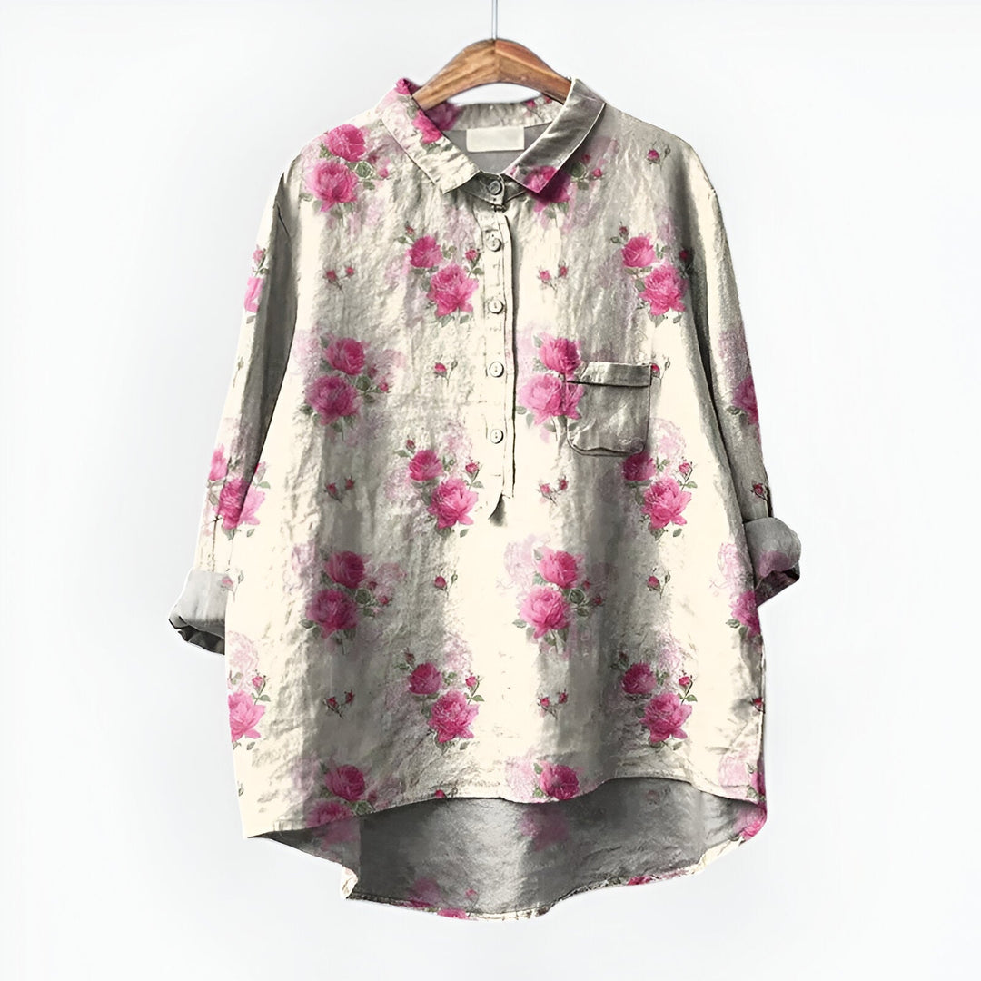 Maud| Bluse mit elegantem Blumenmuster