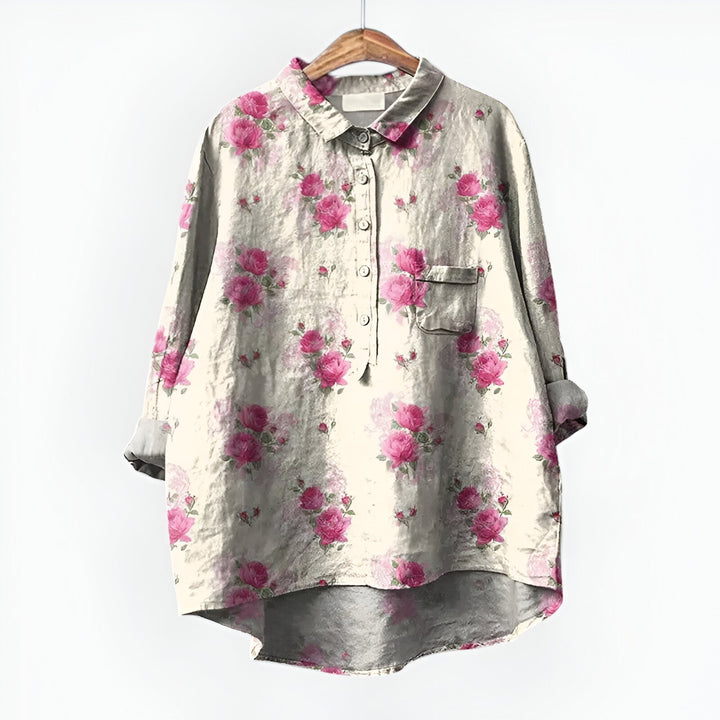 Maud| Bluse mit elegantem Blumenmuster