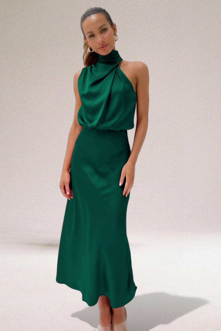 Elara | Glamouröse satinierte Kleid