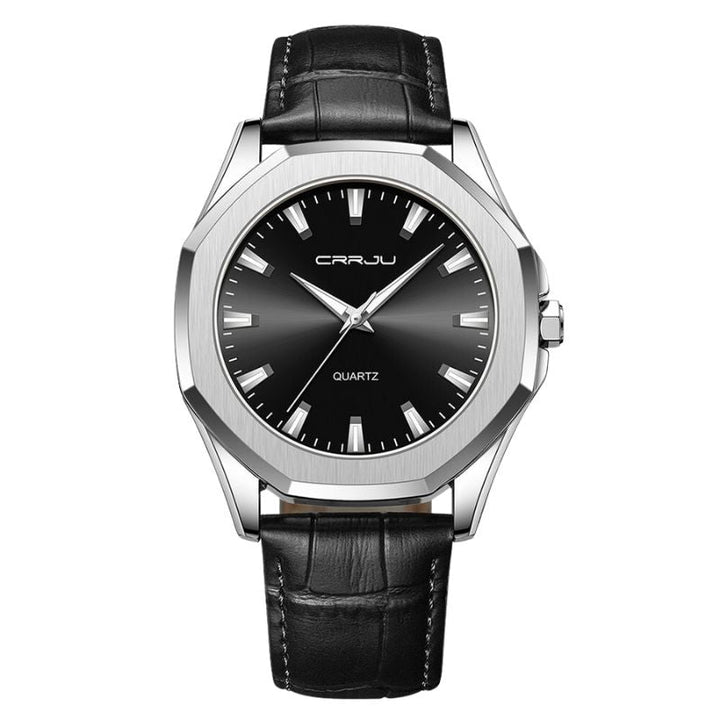 van Baerle - Casual minimalistisches Quarzarmbanduhr