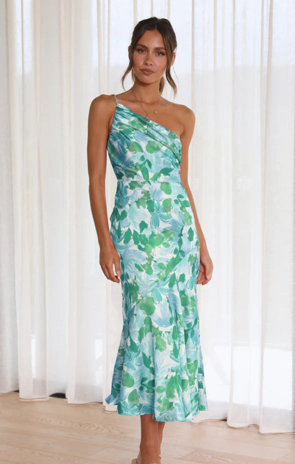 DENISE | Schulterfreies Kleid