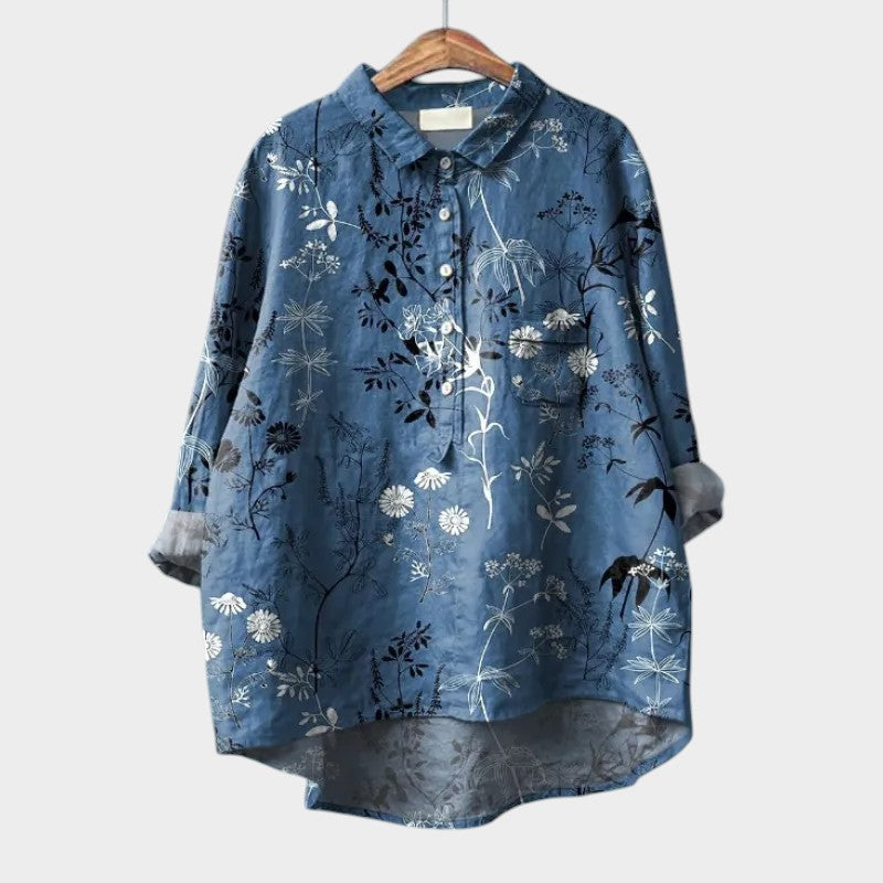 Louna | Elegante Bluse mit Blumenmuster