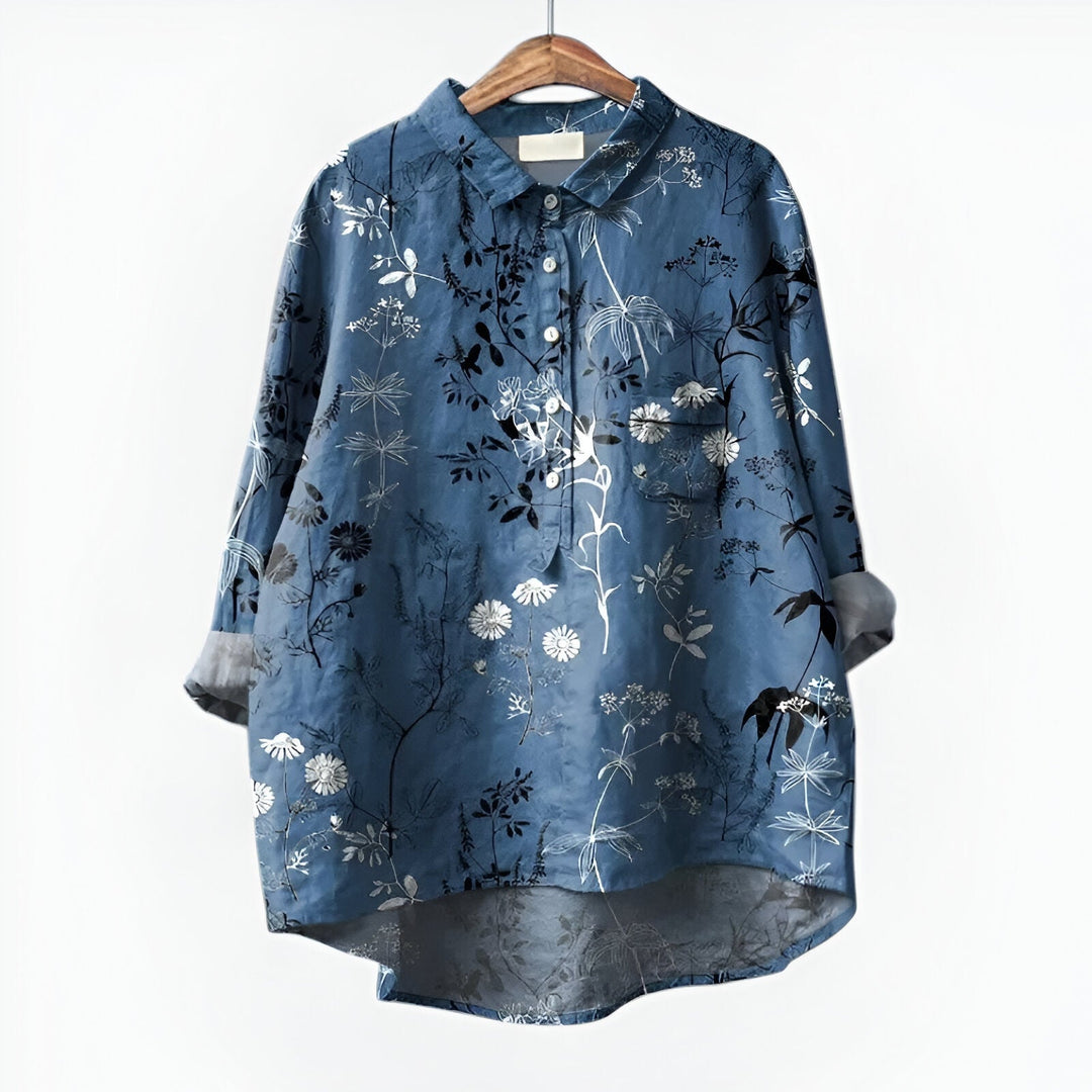 Maud| Bluse mit elegantem Blumenmuster