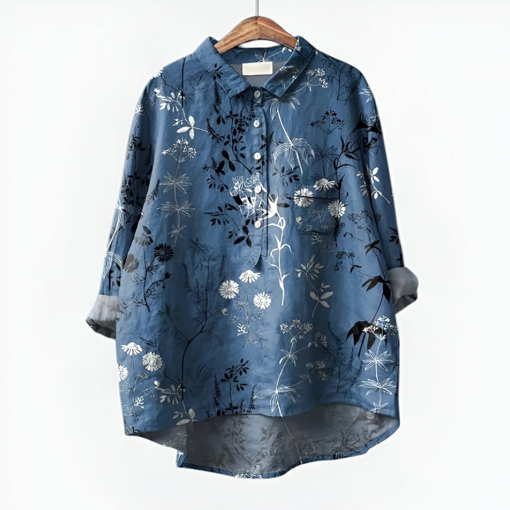 Maud| Bluse mit elegantem Blumenmuster