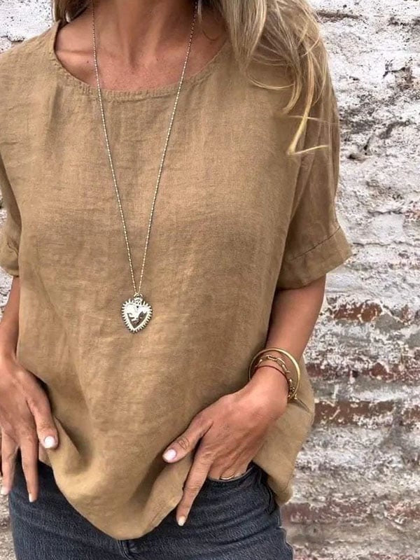 Casia | Minimalistisches, lockeres Top