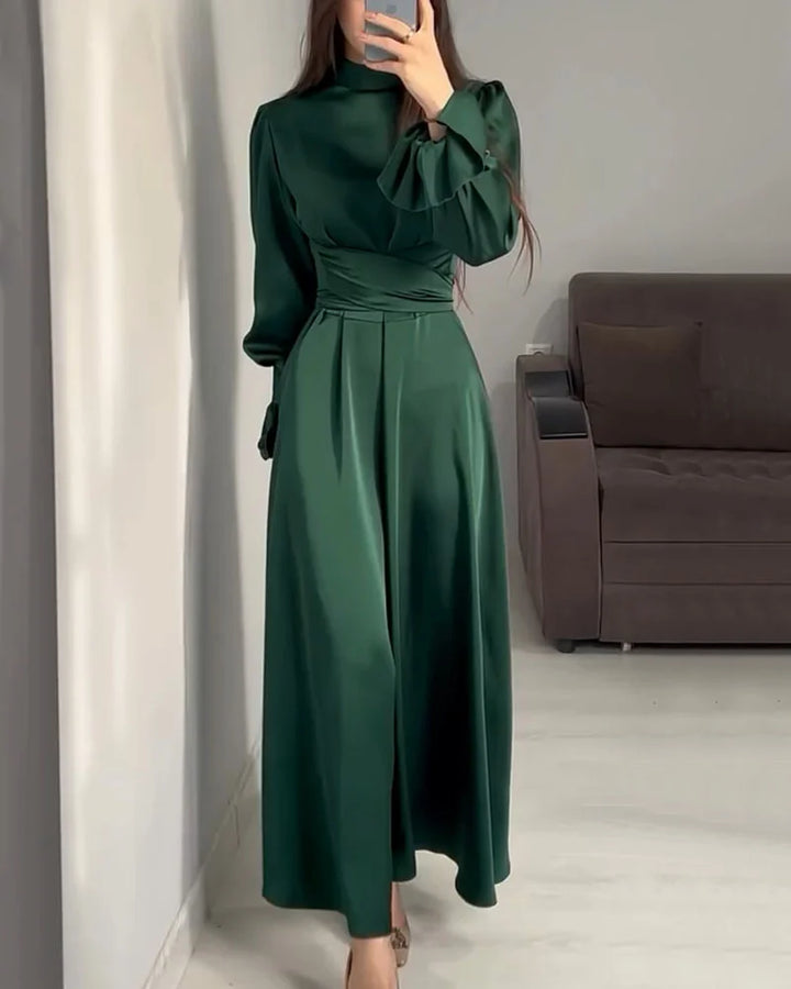 ItalianFrost - Satin Maxi Kleid