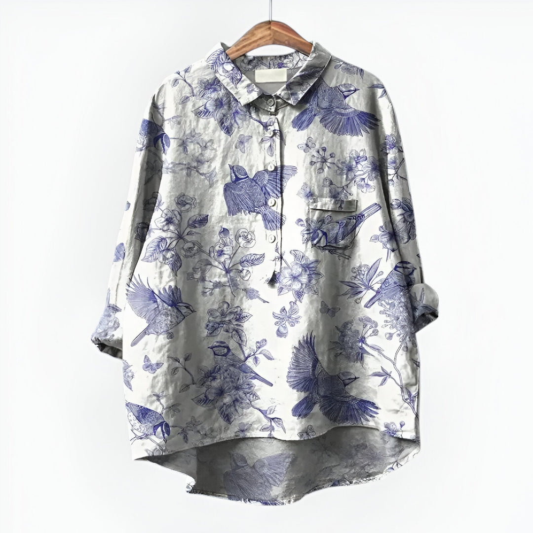 Maud| Bluse mit elegantem Blumenmuster
