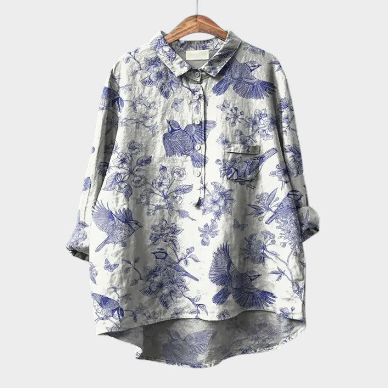 Louna | Elegante Bluse mit Blumenmuster
