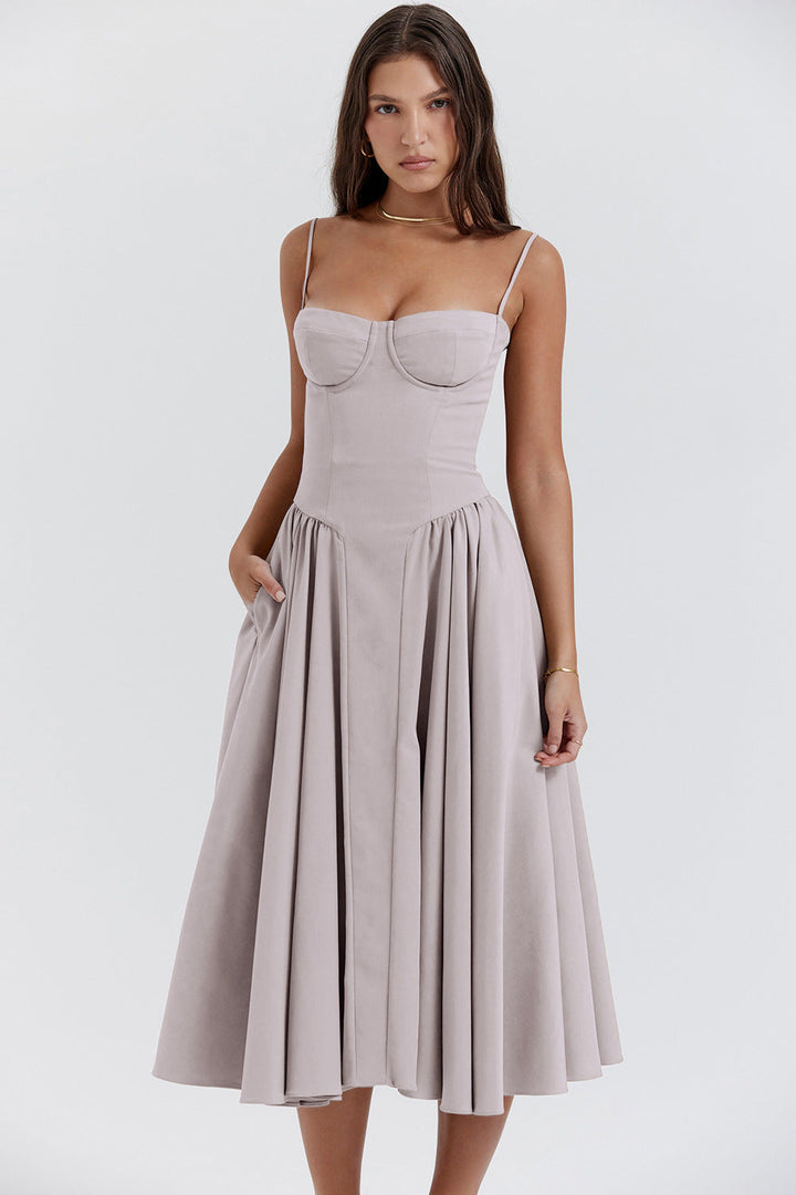 Zaniyah| Retro Midi Kleid