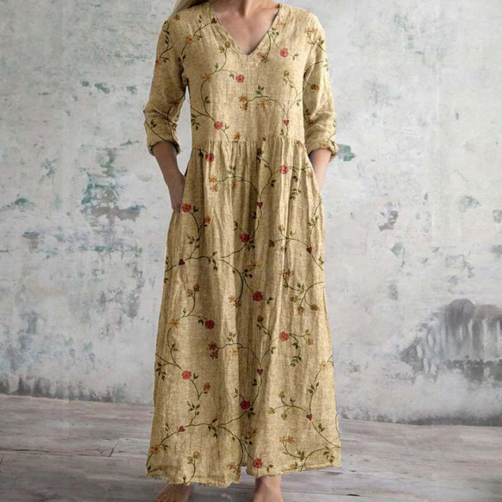 Erica - Elegantes Blumen Kleid